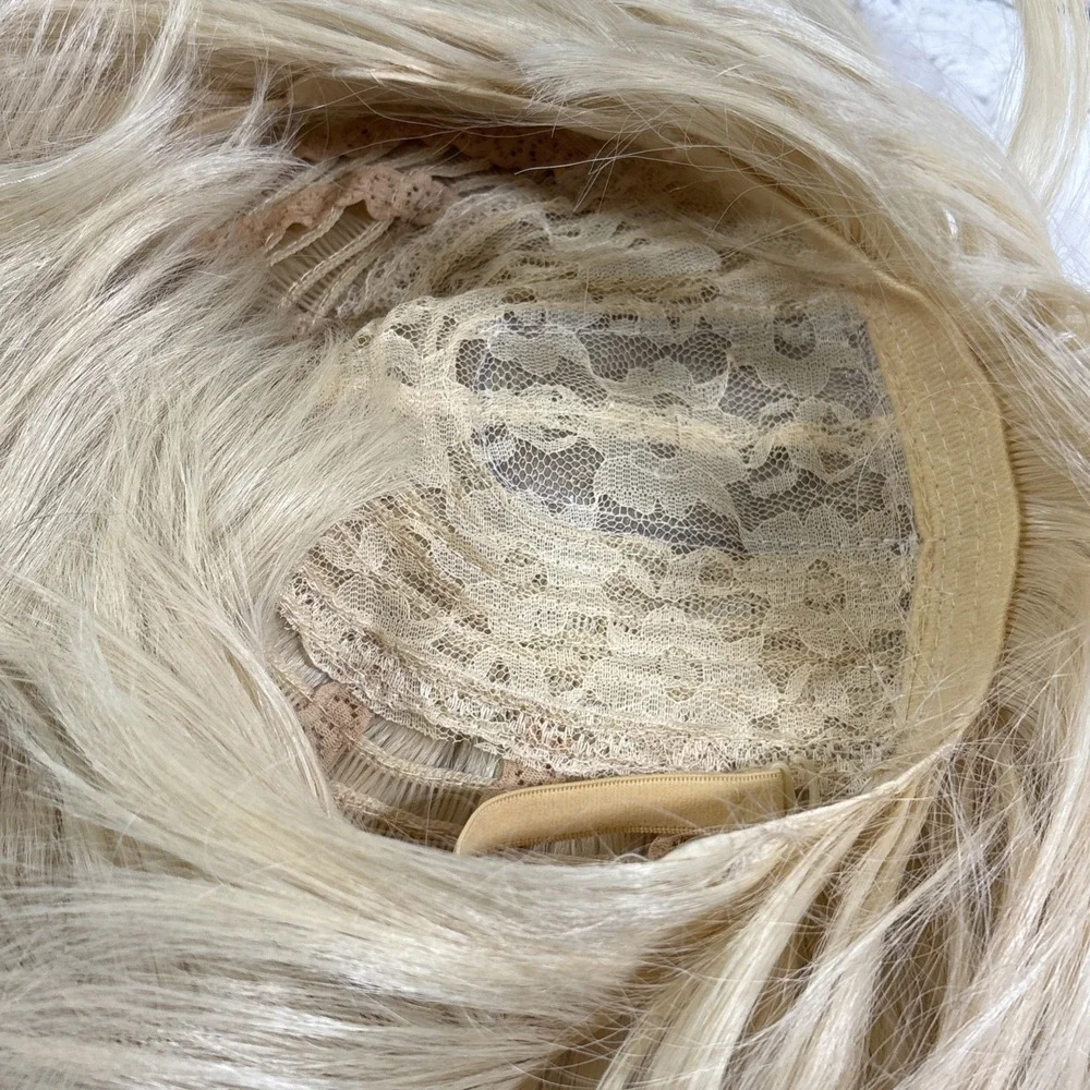 Vintage Women Layered Bob Short Haircut Wig Golden‎ Blond